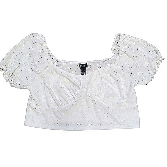 FLIRTY ☆ WHITE EYELET ☆  2-Piece SKIRT SET ☆ NWT - Picture 4 of 8